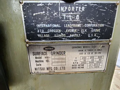 USED MITSUI MSG-200MH