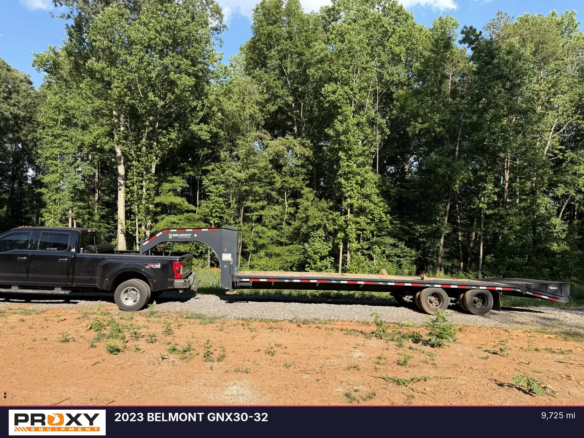 Used 2023 BELMONT GNX30-32 Flatbed Trailers North Carolina US | Proxy Equipment #1388875