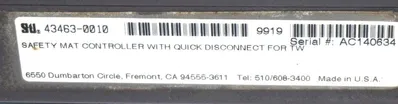 USED STI 43463-0010 SAFETY MAT CONTROLLER 434630010