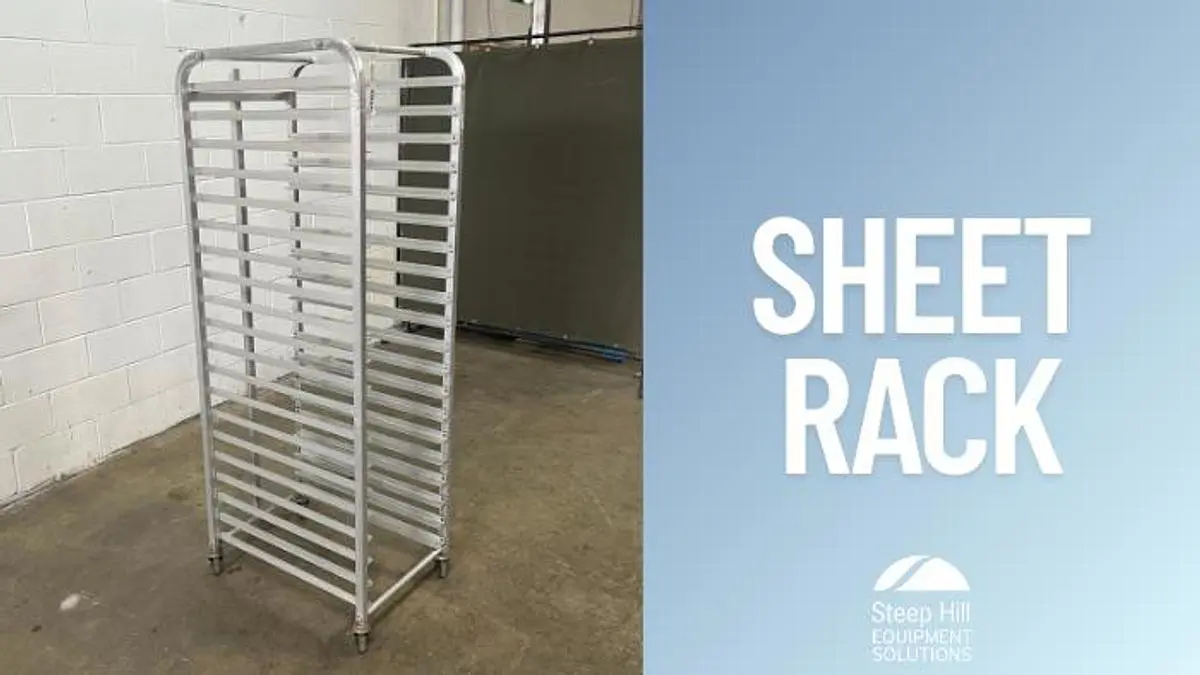 20-tiered Aluminum Bakery Sheet Rack