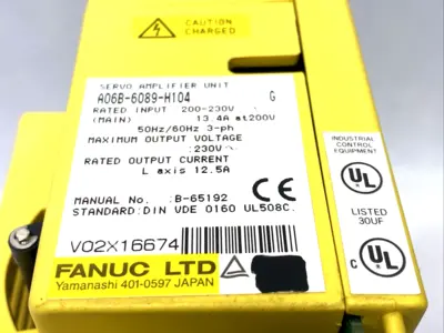 USED FANUC A06B-6089-H104 G