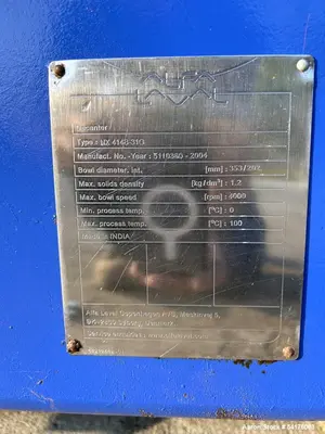 Used ALFA LAVAL NX-414-B-31G Decanter Centrifuges Illinois US | Aaron Equipment #296249
