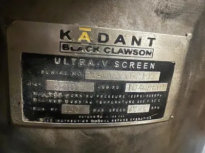 USED KADANT BLACK CLAWSON UV300