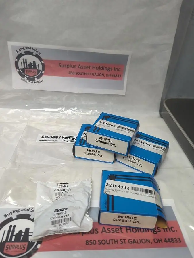 New | in-Stock MORSE C2060H O/L Conveyor Parts | Surplus Asset Holdings #1216557