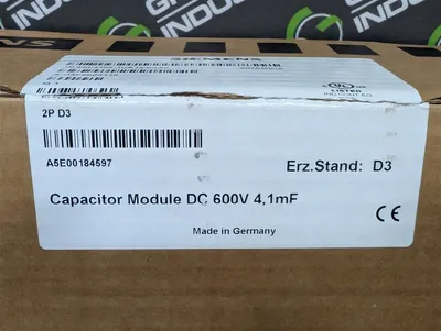 Siemens 6SL3100-1CE14-0AA0 SINAMICS Motor Control Capacitor Module New NIB