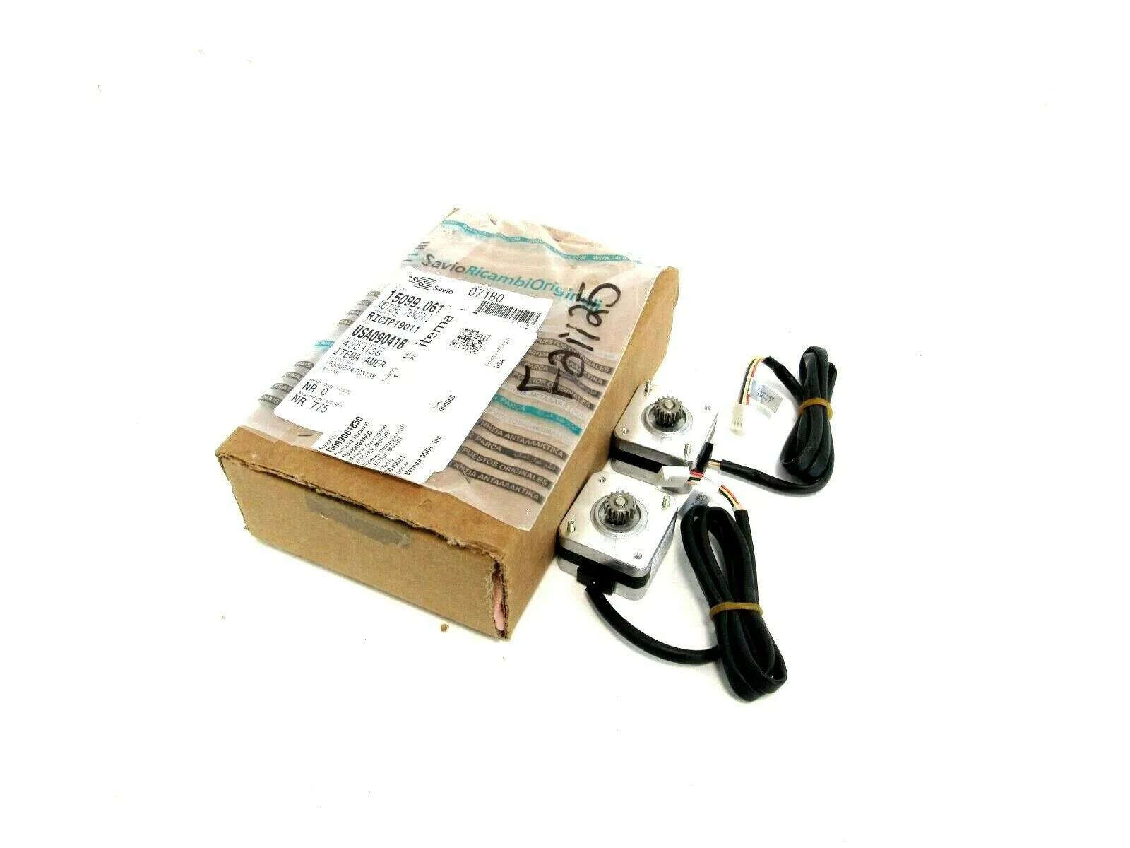 NEW LOT OF 2 MINEBEA 17PM-K774BNWA1243 STEPPER MOTOR 15099.0618.5.0