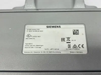 USED SIEMENS SIMATIC HMI TP1200 COMFORT PRO 12" TOUCHSCREEN