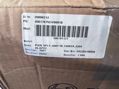 Hagemeyer 480V, 150KVA, 330A Power Supply