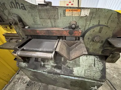 50 TON PIRANHA MODEL #P50 HYDRAULIC IRONWORKER: STOCK #23214