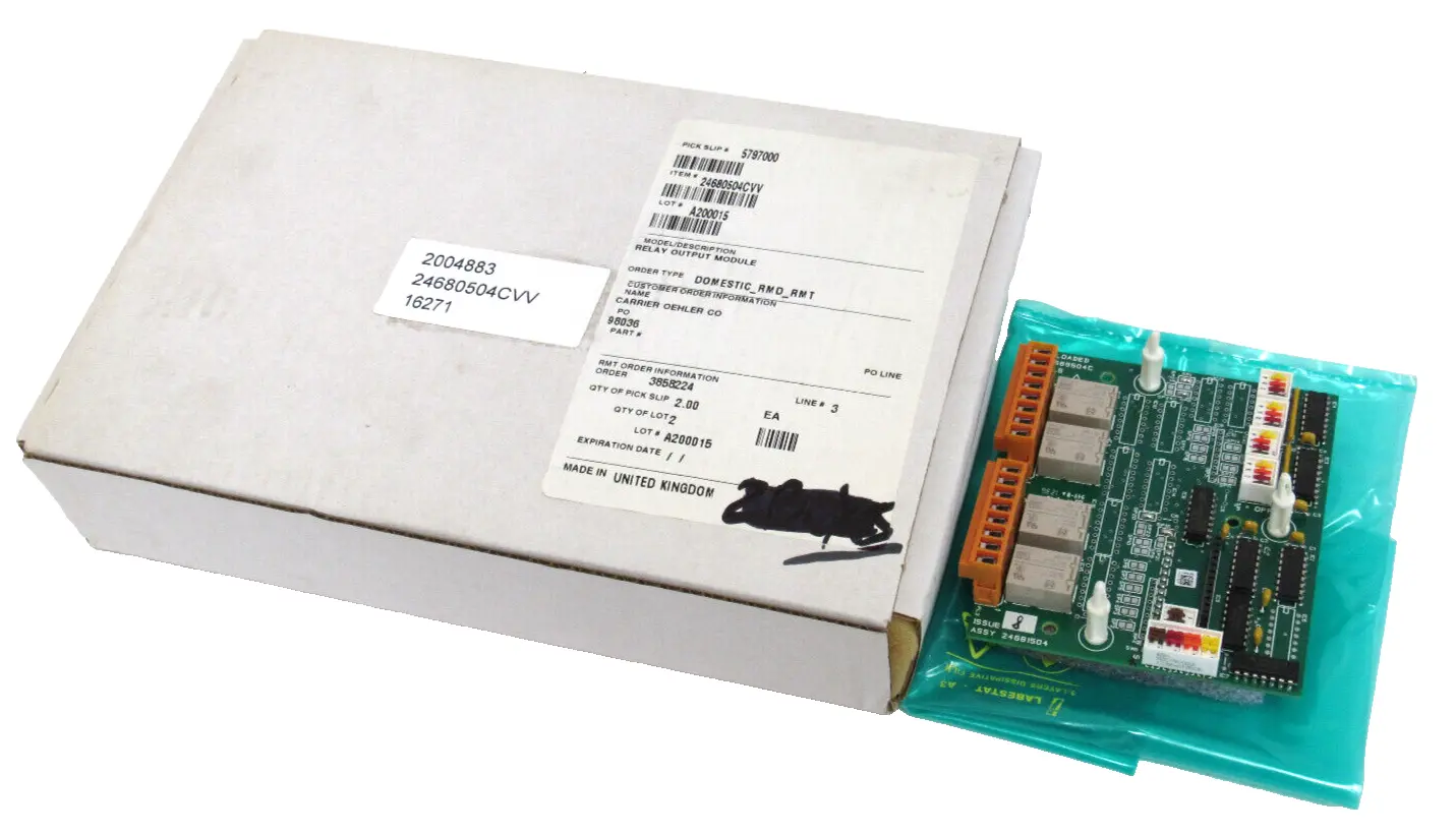 NEW SOLARTRON 24681504CVV RELAY CIRCUIT BOARD