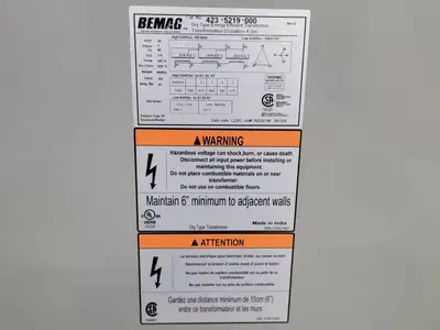 New | in-Stock BEMAG 423-5219-000 Transformers British Columbia CA | Lenmark #265913