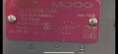 USED MOOG WSH4P16C08CXBN/1AF2.AP.FV5.AQ.FP01