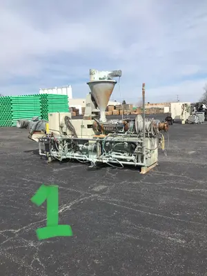 USED CINCINNATI MILACRON CM-80  TWIN CONICAL EXTRUDERS