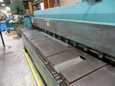 USED 10 GA x 10' WYSONG MODEL 1010-RD MECHANICAL SHEAR