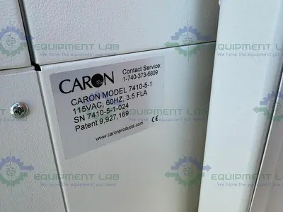 USED CARON 7410-5-1 CO2 DUAL STACKED LABORATORY INCUBATOR 45°C, 115V