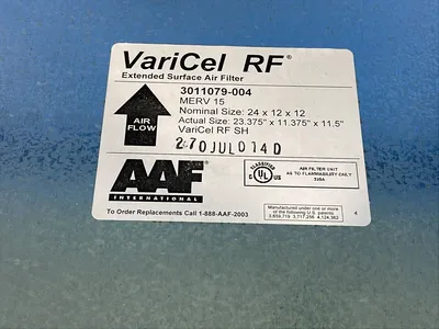 USED AAF INTERNATIONAL 3011079004