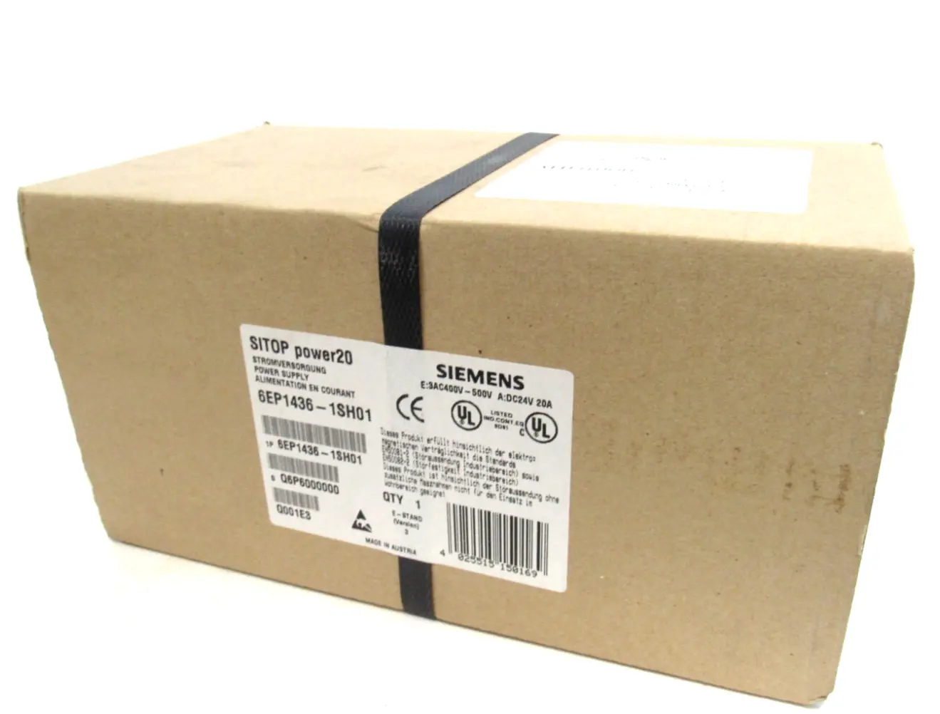 NEW SEALED SIEMENS 6EP1436-1SH01 POWER SUPPLY 6EP14361SH01