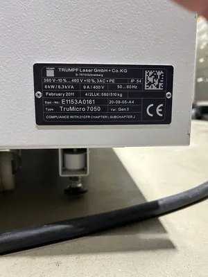 Used 2011 TRUMPF Trumpf Laser TruMicro 7050 Lasers / Laser Systems Indiana US | American Laser Enterprises #1319109