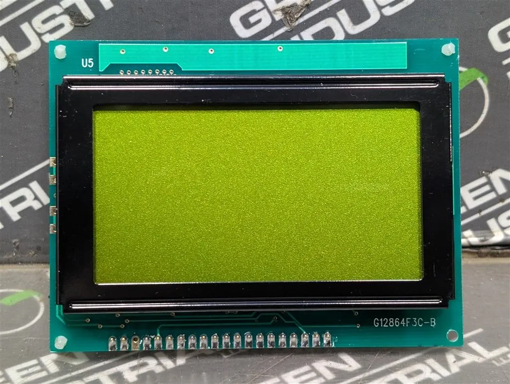 GLI IEM128064A Conductivity Analyzer Control Display Assembly G12864F3C-B Used