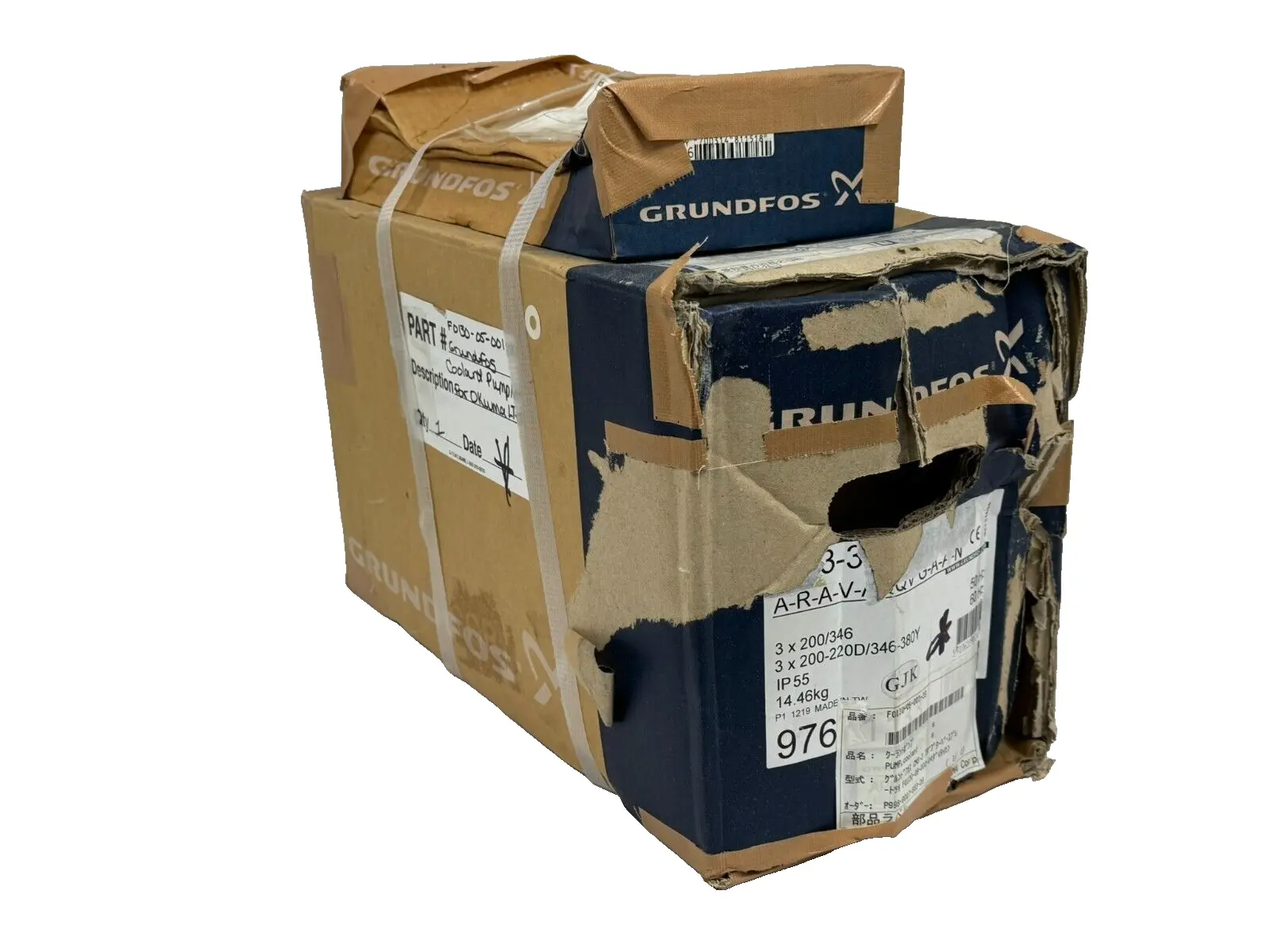 NEW GRUNDFOS F0130-05-001-39 COOLANT PUMP KIT CM 3-3 A-R-A-V-AQQV G-A-A-N