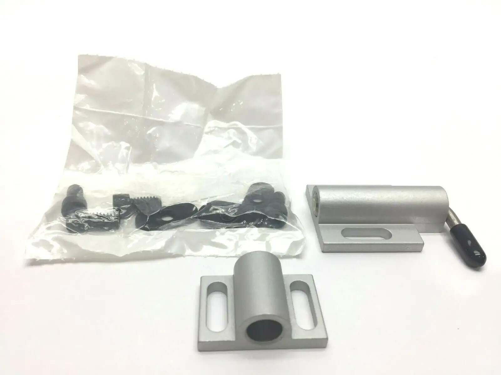 Aluminum Mini Door Latch 2-1/2" L x 1-1/2" W Mount Plate - Open box