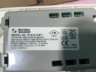 Used SYSTEM SENSOR RTS151KEY Relays & Switches Ohio US | HGR 24 #1478143