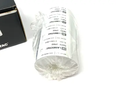 USED LABELTAC PRO MODEL STANDARD PRINT RIBBON 4.33" X 984' ROLL, WHITE