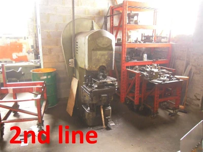 USED REDIRACK PRODUCTION LINE FOR MAKING INDUSTRIAL RACKS