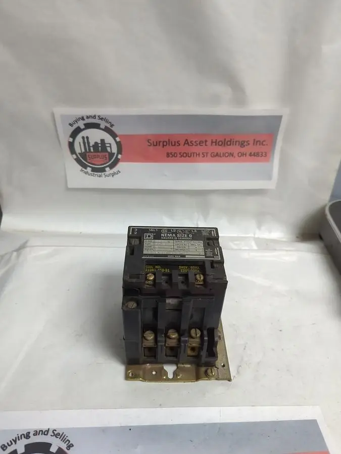 Used SQUARE D 8536 SBD-2 Starters | Surplus Asset Holdings #1205142
