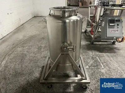 USED Pope Scientific 50 Liter Pope Bioreactor, 316L S/S, 100/100#
