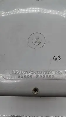 Kraloy/Chemtrol 6x6x6 E22530