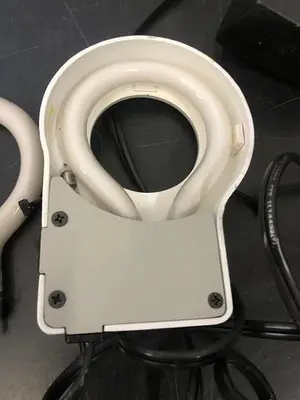 TECHNIQUIP TLC-5 MICROSCOPE RING LIGHT AND REPLACEMENT BULB