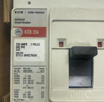 New | in-Stock EATON KDB3350 Miscellaneous Equipment (Electrical & Power) Ohio US | Surplus Asset Holdings #1210231