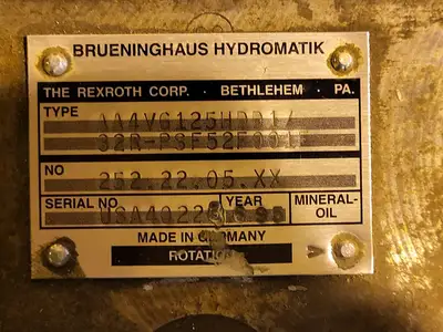 New | in-Stock REXROTH A4VG125HDD1 Parts (Hydraulics and Pneumatics) British Columbia CA | Lenmark #264405