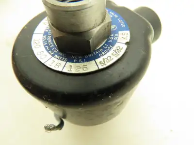 Peter Paul 74009ZCV Pneumatic Solenoid Valve 125PSI 5/32"Orifice 120V 1/4"NPT