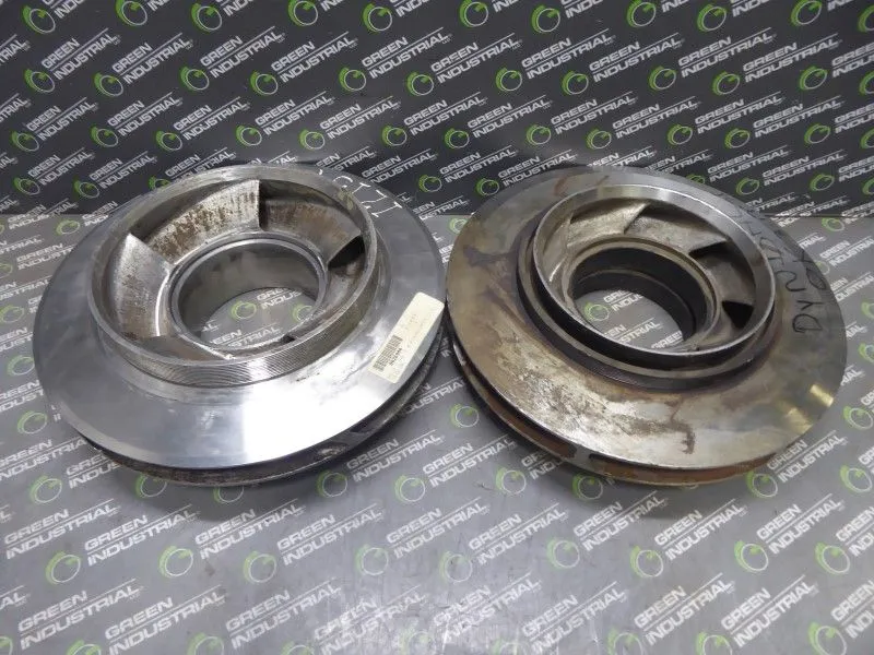 Lot of 2 Unbranded Impellers 1st Stage and 2nd through 8th Stage 5 Vanes Used