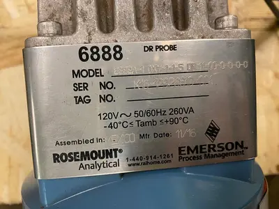 USED ROSEMOUNT 6888A-1OXY-1-1-5-DR-11-00-0-0-0-0