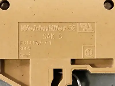 USED WEIDMULLER SAK 6