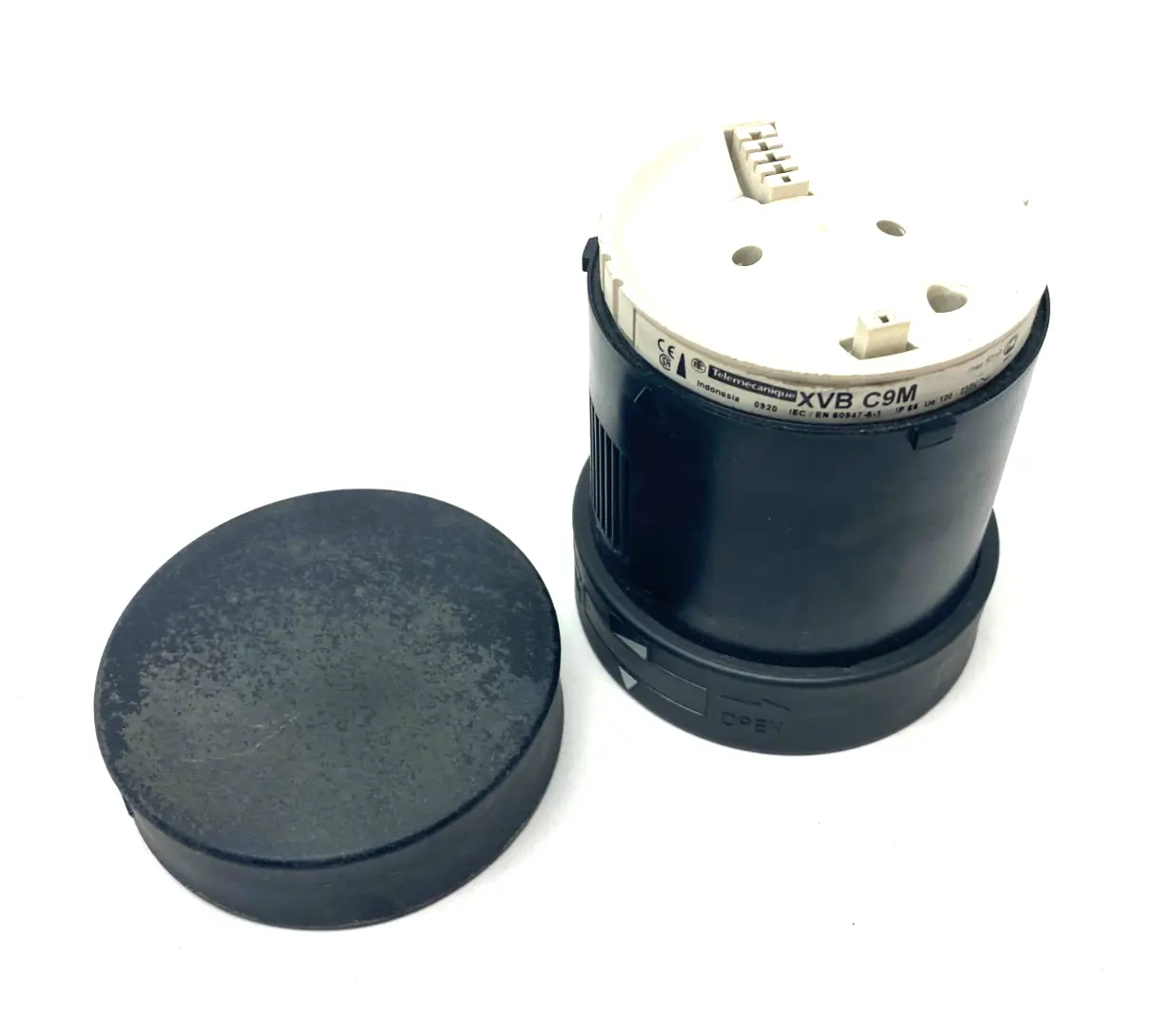 USED SCHNEIDER ELECTRIC, TELEMECANIQUE HARMONY AUDIBLE ALARM UNIT + CAP 70-90DB
