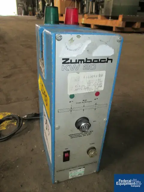 Used ZUMBACH KW 20 ZUMBACH SURFACE FAULT DETECTOR Extrusion Downstream Ohio US | Federal Equipment Company 4 #130845