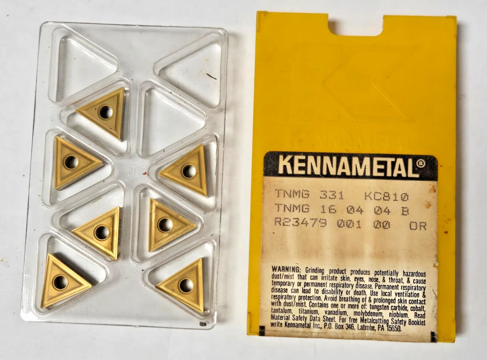 NEW Kennametal Does Not Apply