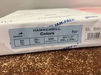 Pink and Blue Copy Paper