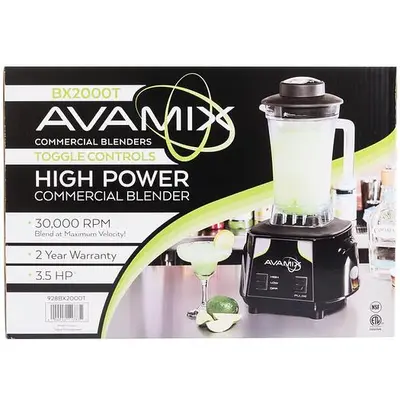 3 1/2 hp Commercial Blender with Toggle Control and Two 64 oz. Polycarbonate Con