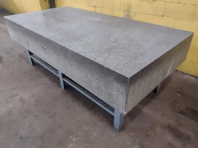 8' X 4' X 14" ROCK OF AGES PRECISION LAYOUT INSPECTION GRANITE TABLE: STOCK #23802