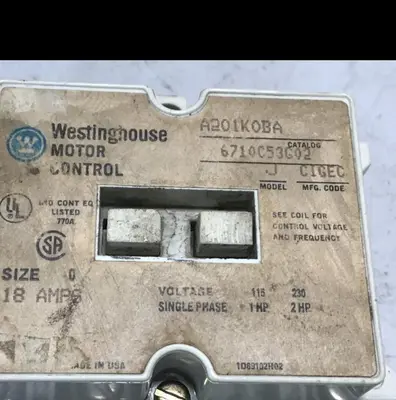 Used WESTINGHOUSE A201K0BA PLC Contactors | Ideal Machinery #623006