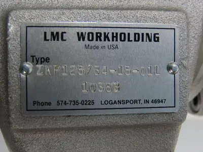 LMC Workholding ZKP125/34-15-001 CNC Lathe Hydraulic Chuck Actuator Cylinder
