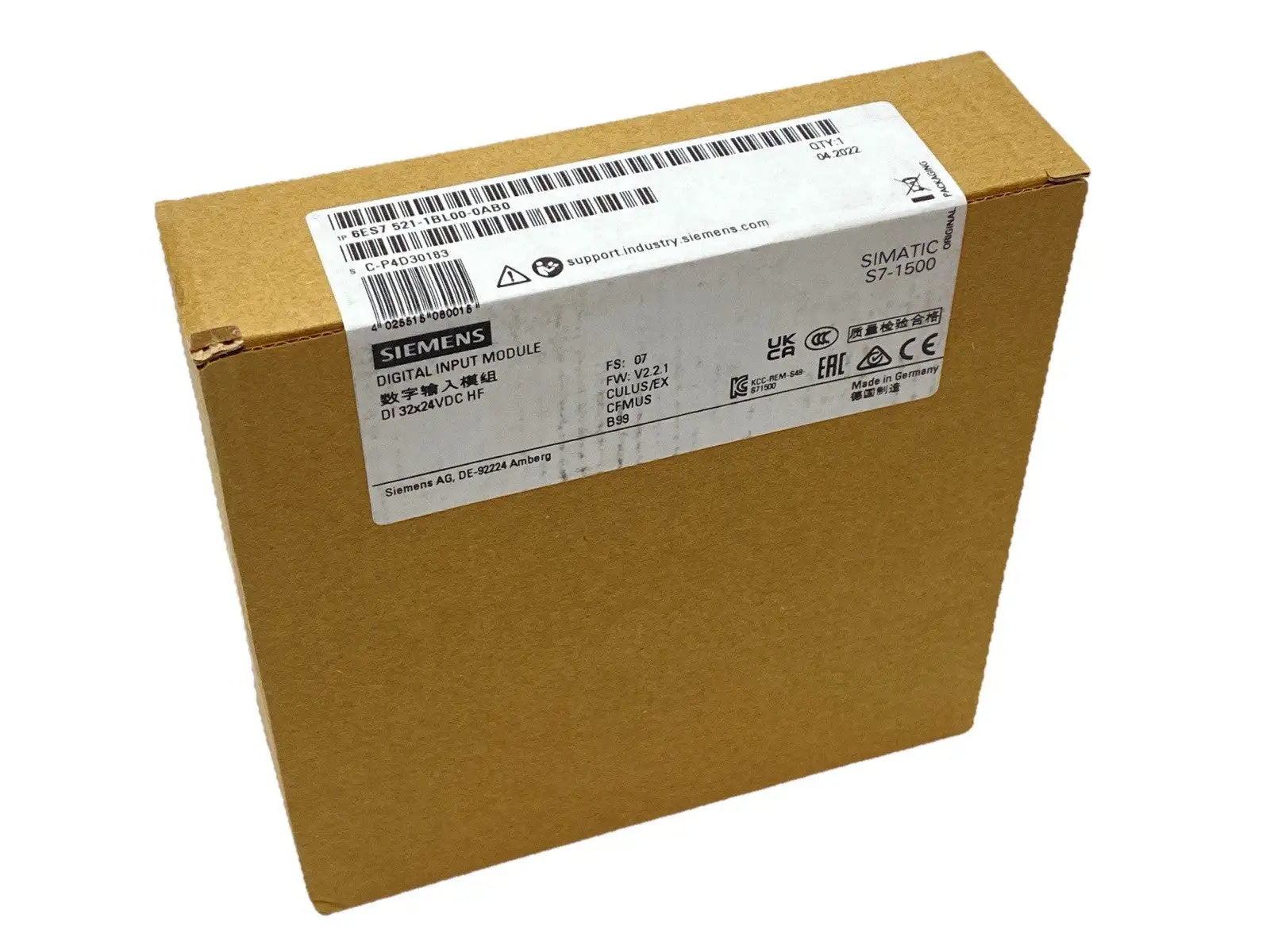 NEW SIEMENS SIMATIC S7-1500 DIGITAL INPUT MODULE 24VDC
