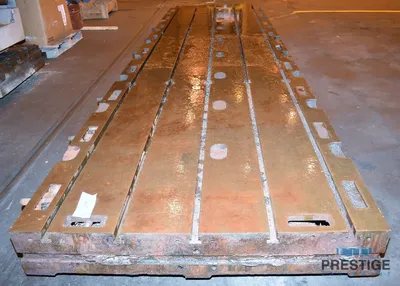 Floor Plate, T-Slotted 60" x 218.75" x 10" Cast Iron