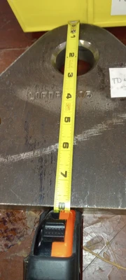 LOT OF 2  HEAVY DUTY  5 HOLE  TRIANGULAR JOINING PLATES LIFTPL-05- LIFTPL-08