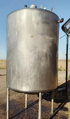 Tank, 850 Gallon, Stainless Steel, Jacketed, Agitated, CE Howard - #S745267